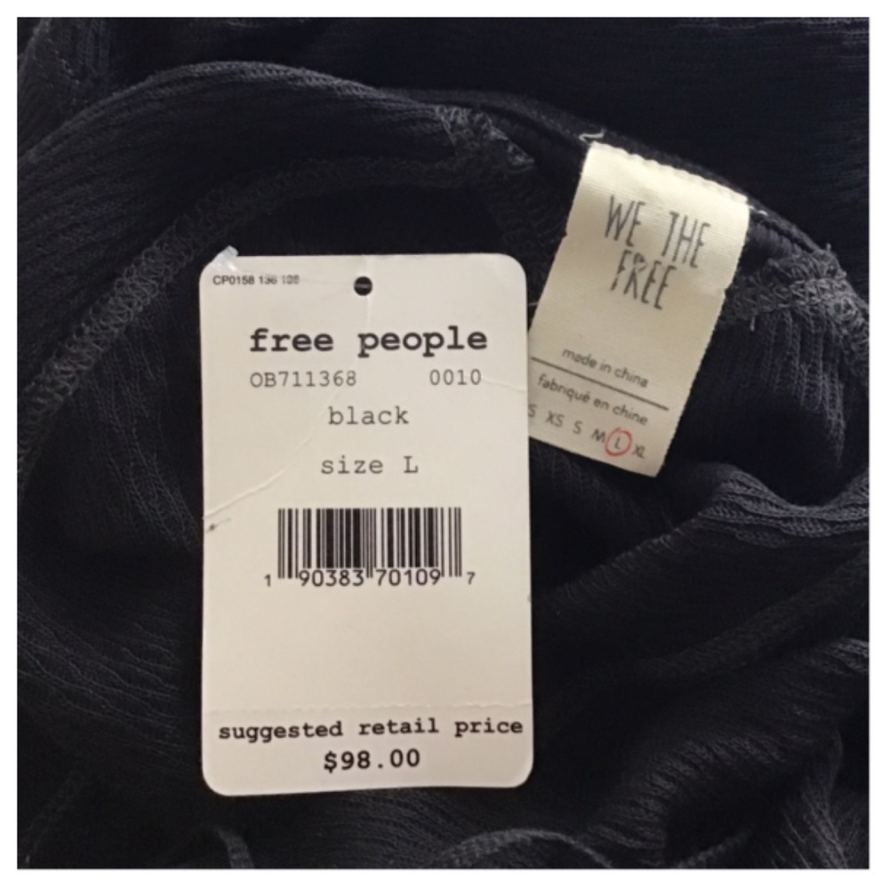 Free People Super Sonic Thermal Tunic.  NWT. - Picture 7 of 7